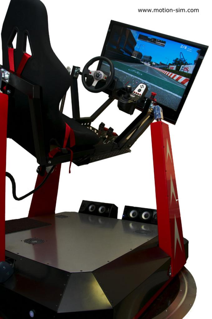 [04/08/2010] Für Motorsport-verrückte Gamer ein Traum: der hydraulische Rennsitz.