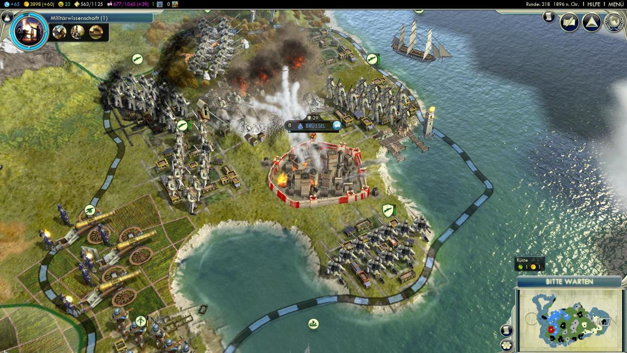 [20/09/2010] Platz 4: Civilization 5 erhielt bisher nur einen stark abgespeckten Ableger auf den Konsolen. Eine 1:1-Umsetzung wünschen sich 6 Prozent der User.