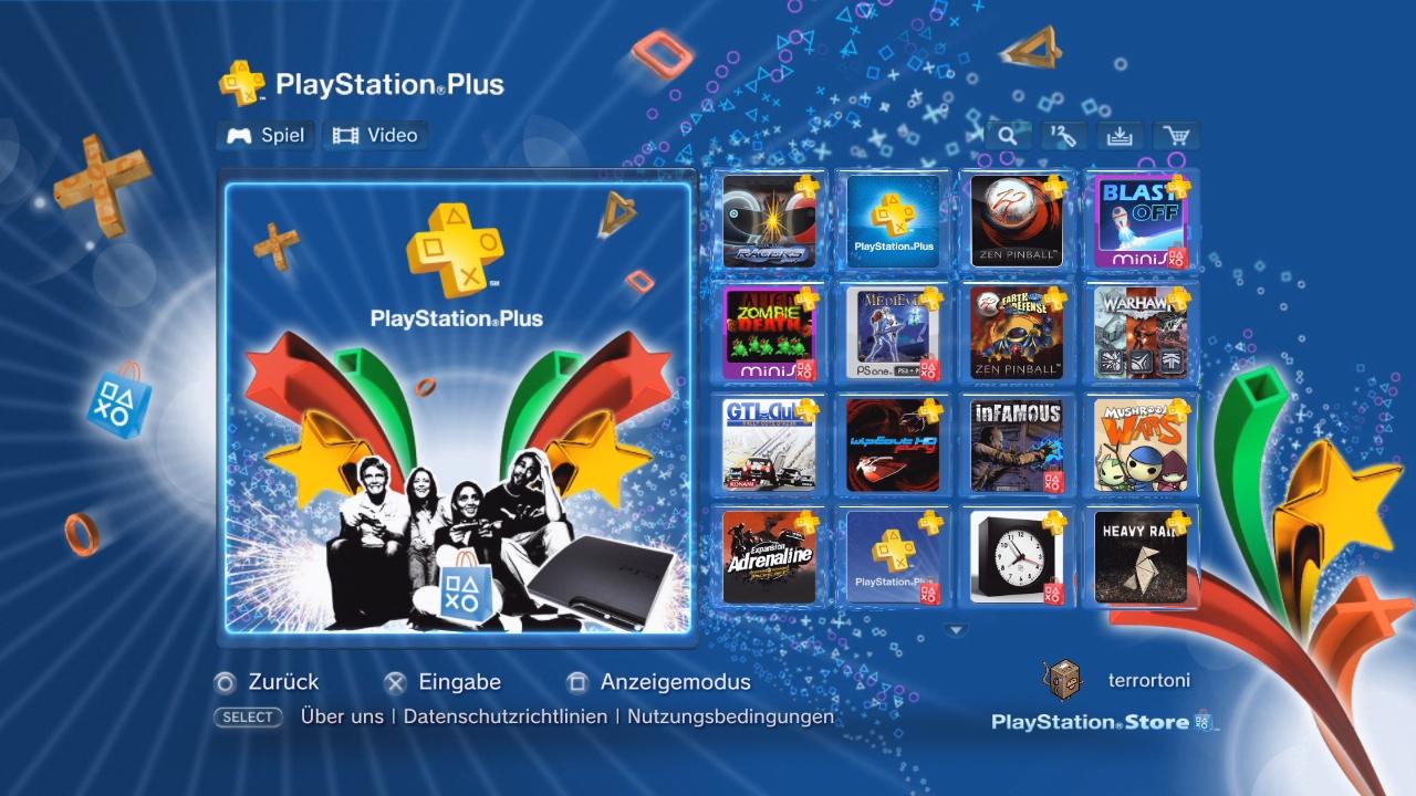 [17/09/2010] Plus-Bereich: Im PlayStation Store findet ihr alle Plus-Angebote gebündelt.