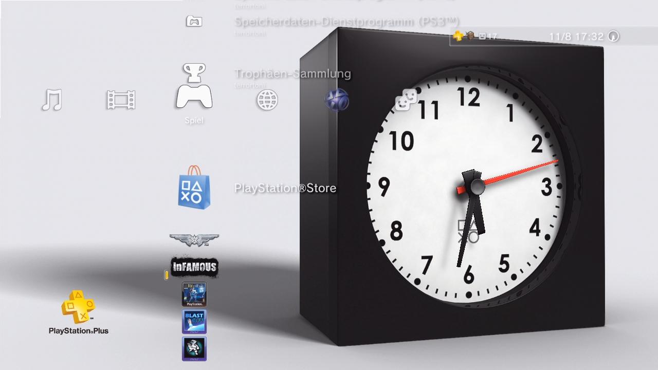 [17/09/2010] Dynamisches Design: Diese animierte Uhr verschönert aktuell unser Plus-Profil.
