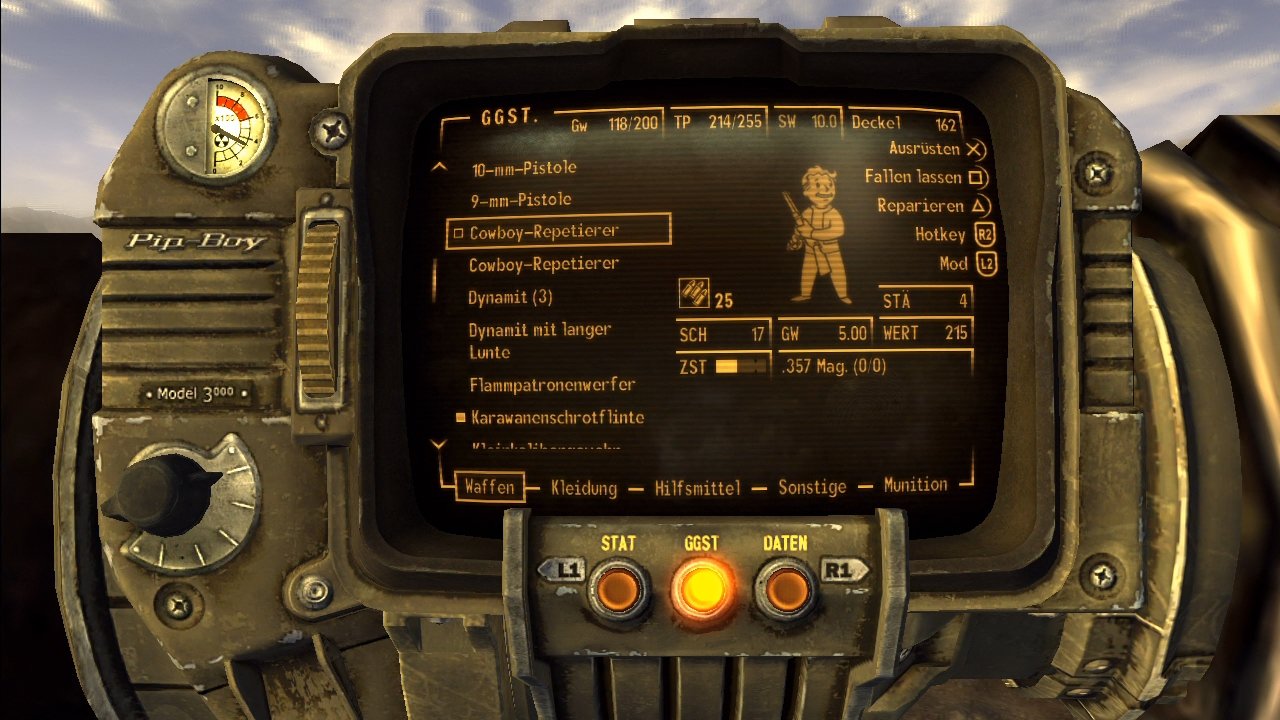 [19/10/2010] Weitere Screenshots aus dem Test zu Fallout: New Vegas. Das Rollenspiel ist ab 22. Oktober für PS3, Xbox 360 und PC im Handel erhältlich. (6)