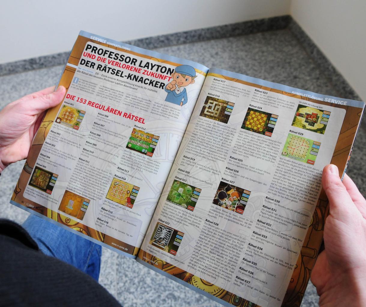 [15/10/2010] Probleme beim neuen Professor-Layton-Spiel? Unsere Lösung schafft Abhilfe!