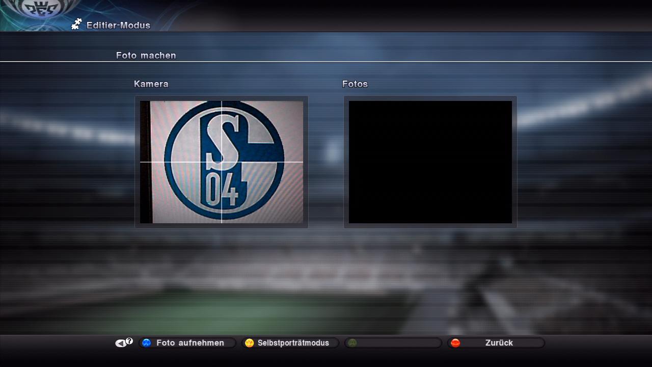 [01/10/2010] PES 2011 - Editor ... mit der Xbox Vision Cam nehmt ihr aber auch neue Wappen auf.