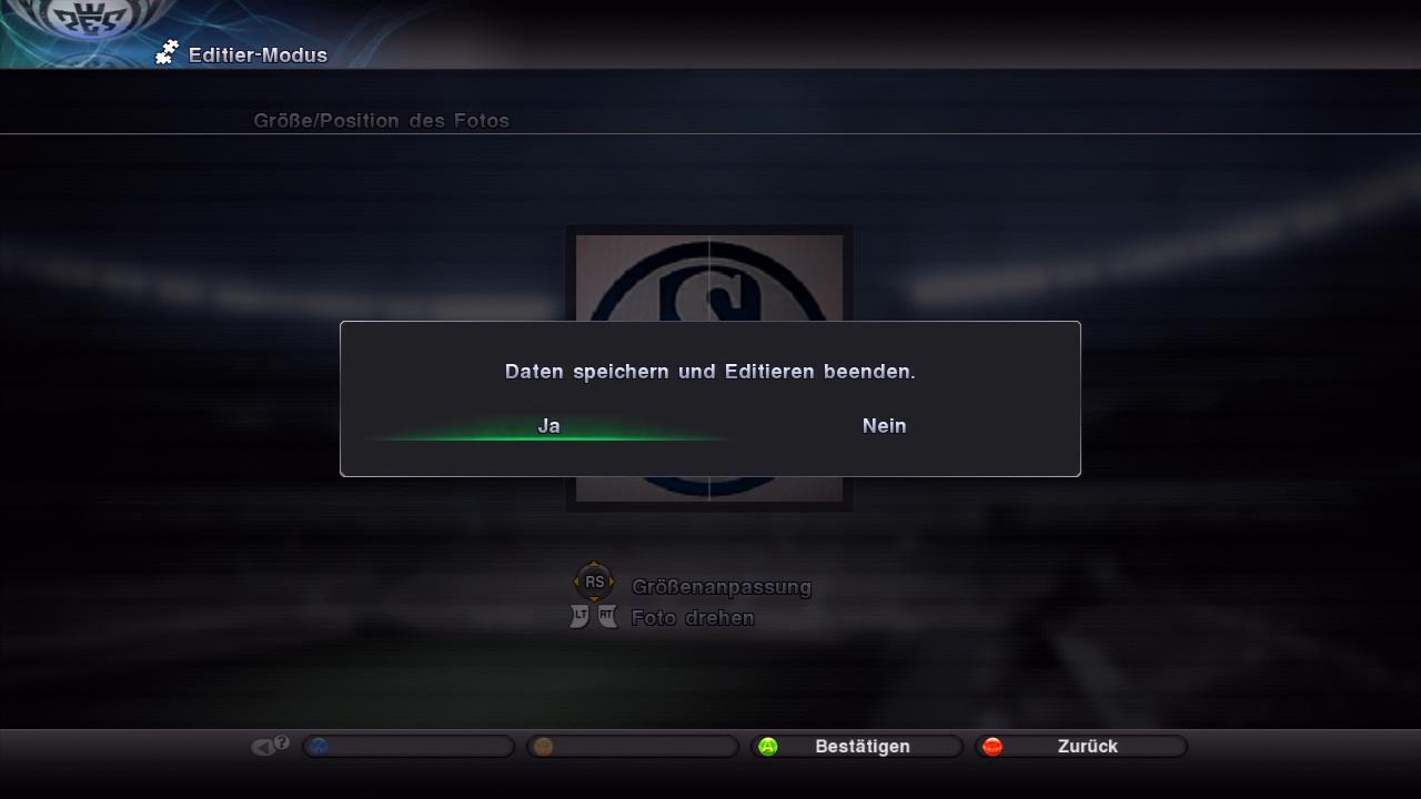 [01/10/2010] PES 2011 Editor - ... Speichern... 