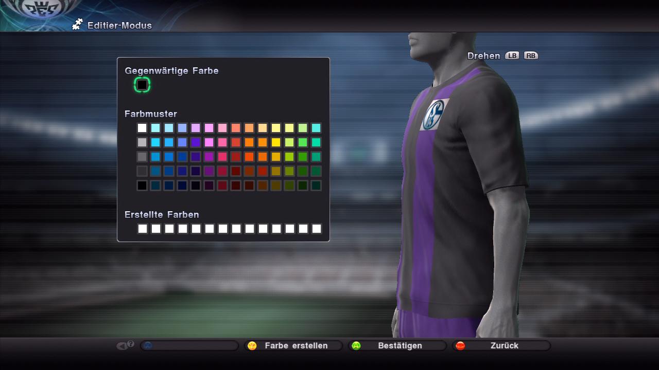 [01/10/2010] PES 2011 Editor - Farben auswählen