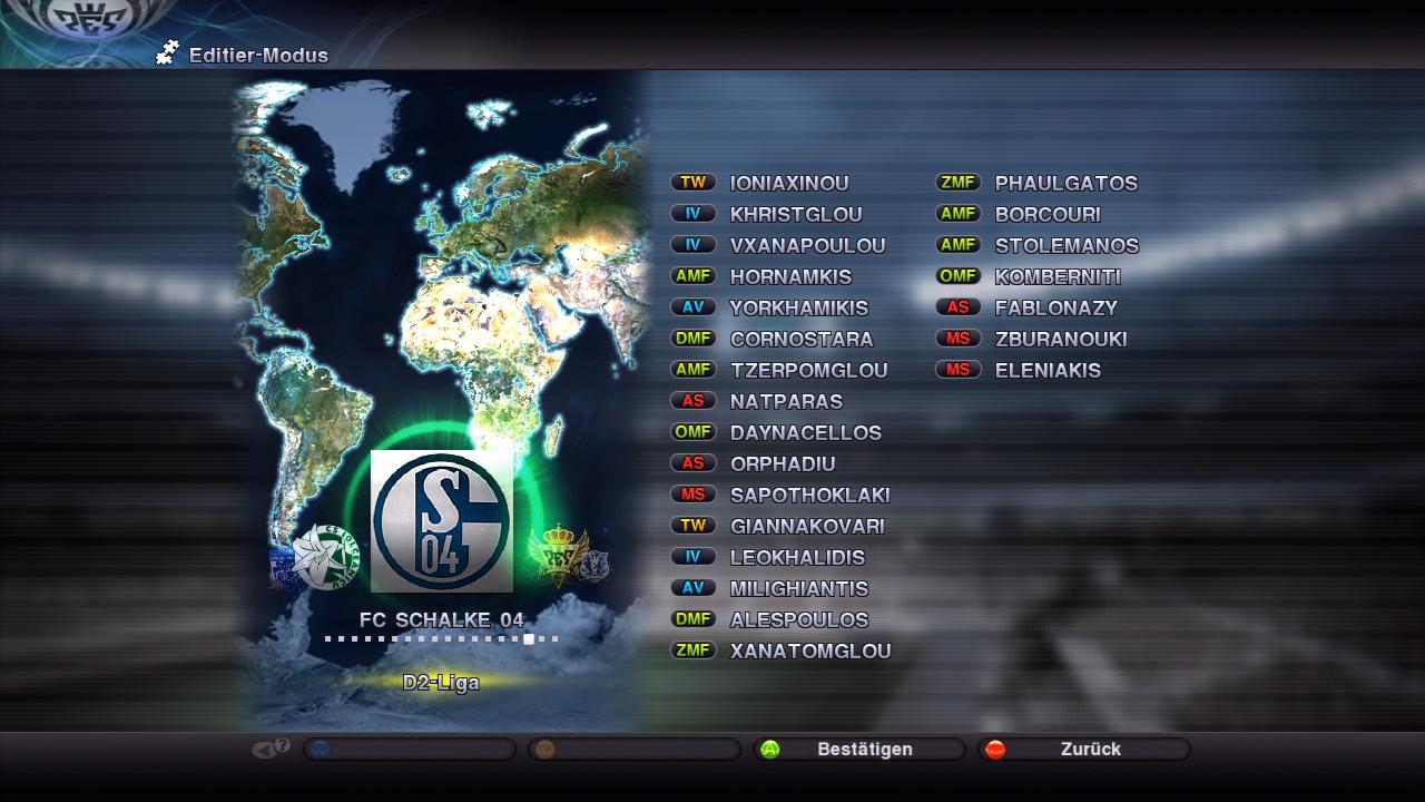 [01/10/2010] PES 2011 Editor - Euren Verein dürft ihr auch Online einsetzen