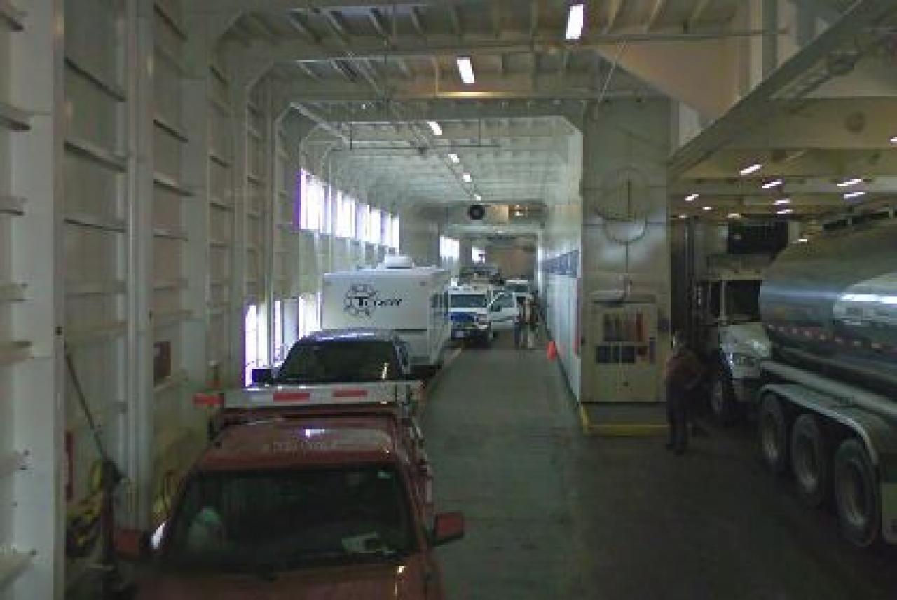 [01/10/2010] Auch auf der Fähre läuft die Streetview-Kamera!