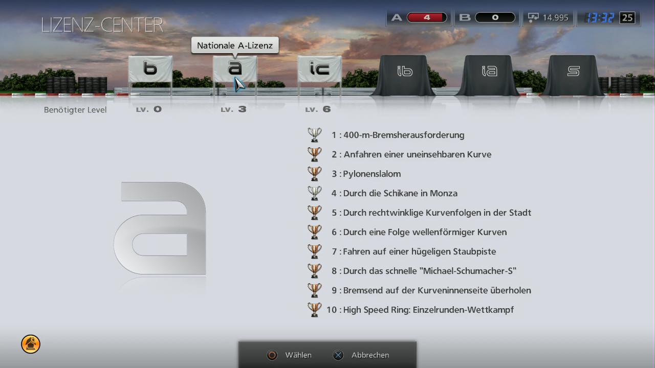 [26/11/2010] Jede Lizenz besteht aus einer 10-stufigen Testreihe. Diese erweisen sich als wahre Level-Booster . 