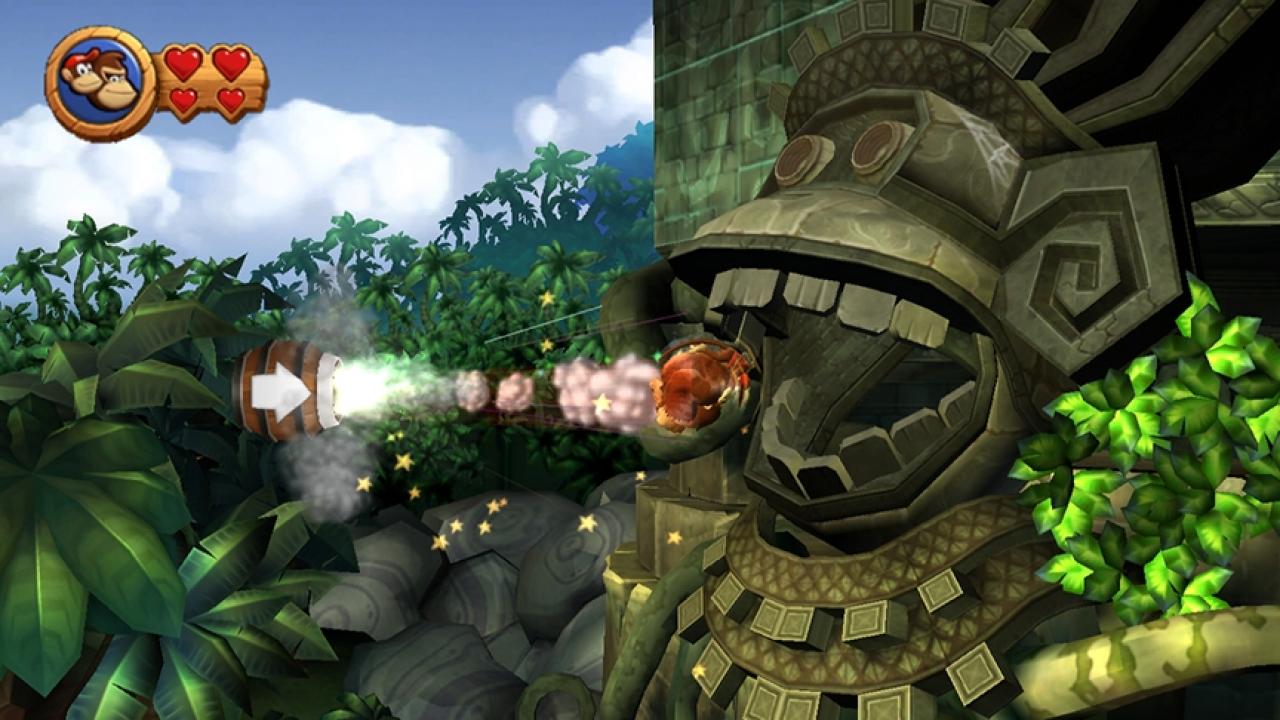 [22/11/2010] Donkey Kong Country Returns im Test für Wii - Auch die Fässer-Katapulte sind wieder dabei