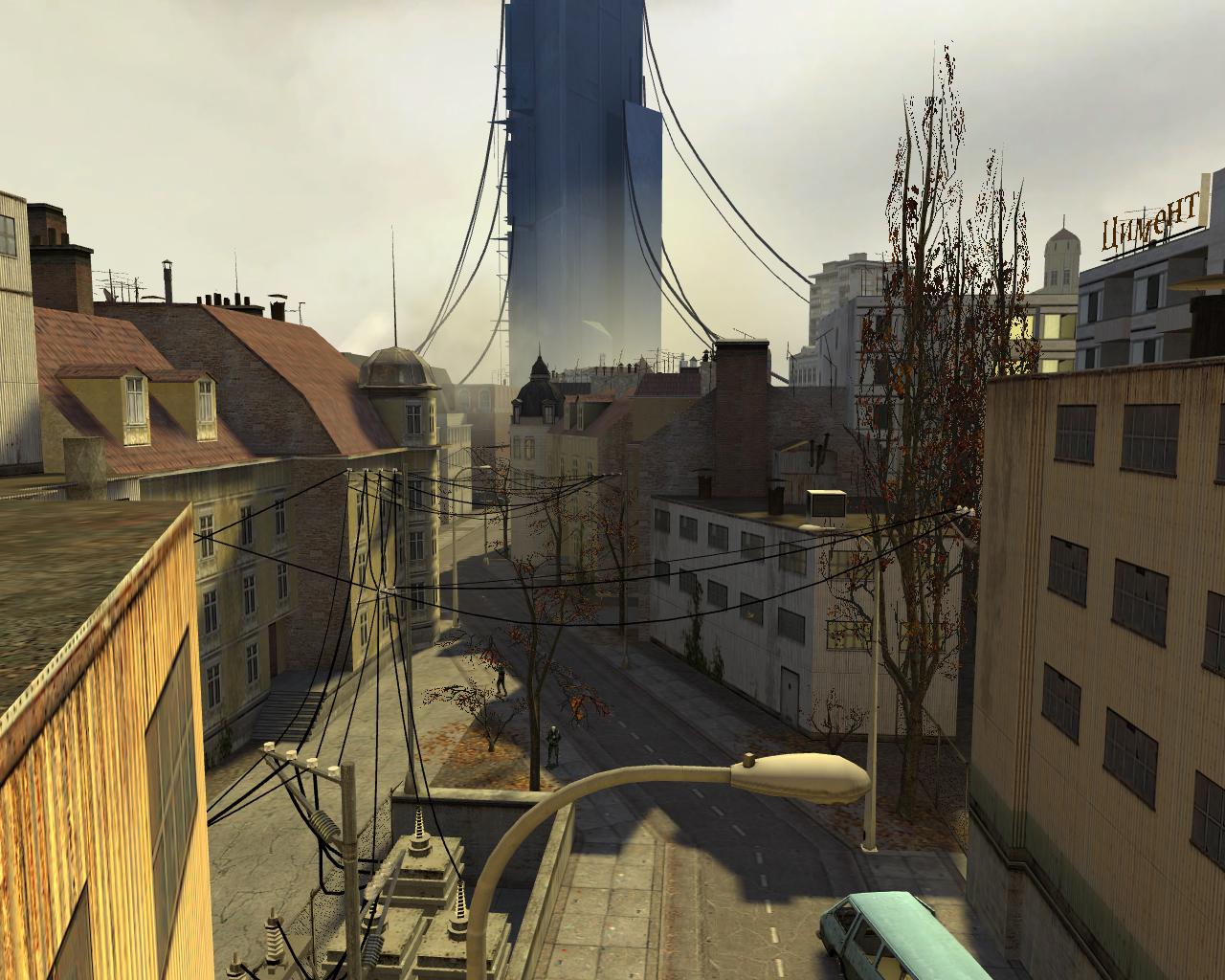 [10/11/2010] City 17 aus Half-Life 2 - Durch diese vollends überwachte Stadt ballert sich Gordon Freeman. Eine absolut fesselnde Atmosphäre. Bereits als wir in der Stadt ankommen, fühlen wir uns irgendwie beobachtet... Und bekommen einen vor den Latz, als wir die Combine mit einer Cola-Dose bewerfen. Haha!