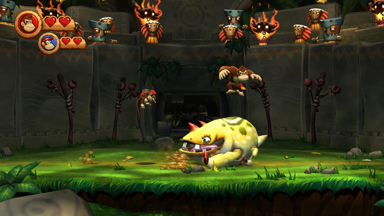 [22/11/2010] Donkey Kong Country Returns im Test für Wii - Nur Cranky ist neben Diddy und Donkey Kong am Start