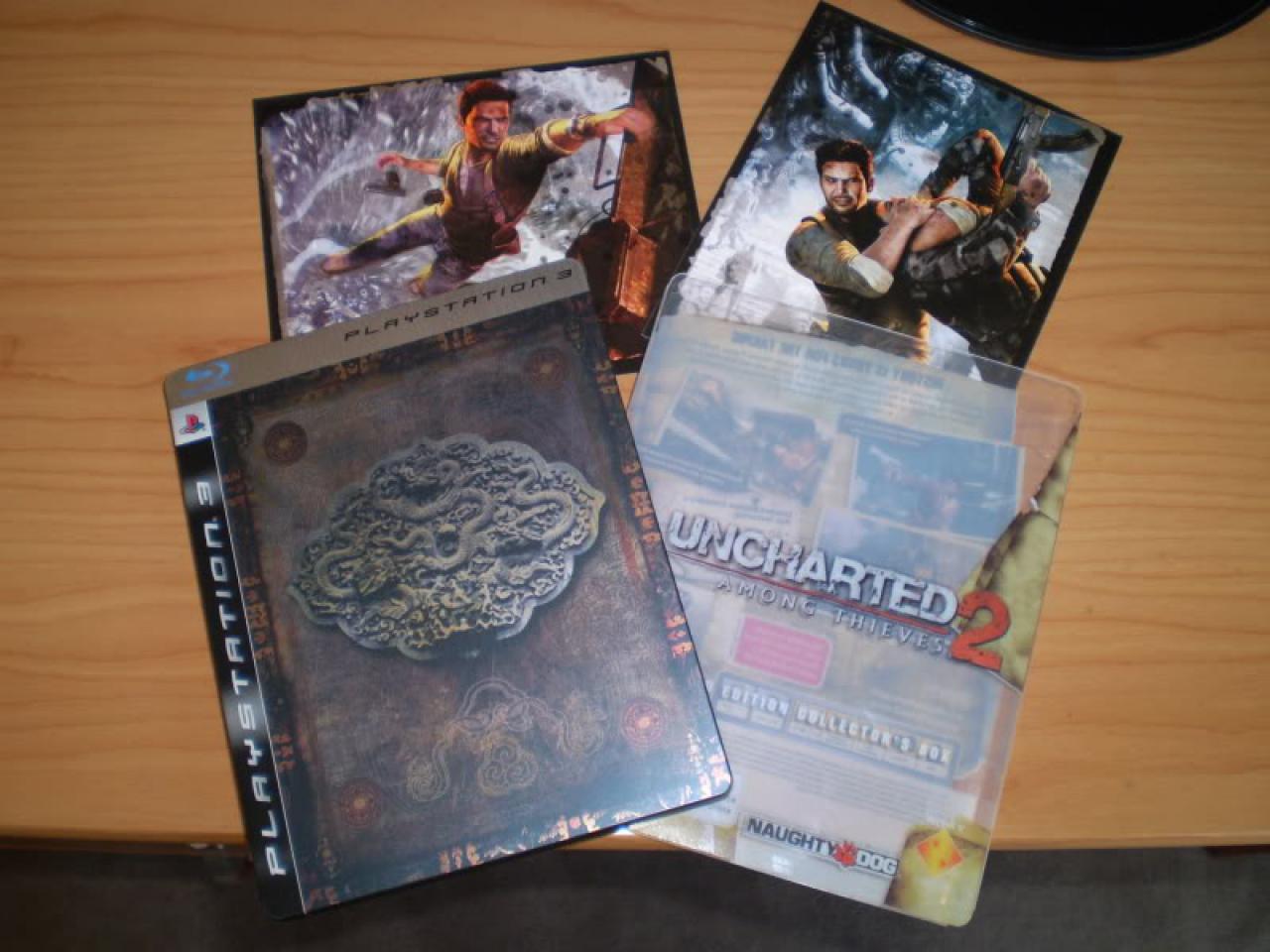[08/11/2010] Uncharted 2 - Die Collector's Edition zu Uncharted 2 ist auch heute bei Amazon noch sehr teuer. Inhalte: Postkarten, 2 Mehrspieler-Items und ein PS3-Design. Etwas mehr Inhalt hätte es durchaus sein dürfen. 