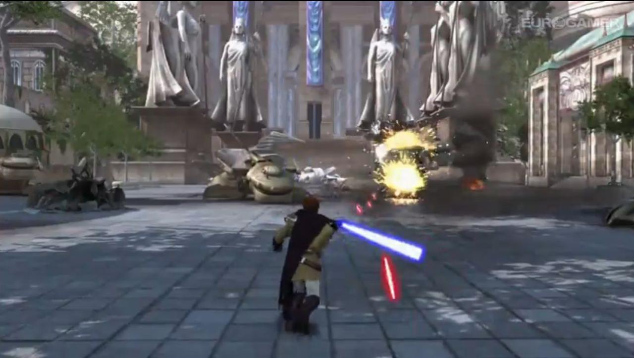 [29/11/2010] Kinect Star Wars - Der erste Trailer auf der E3 im letzten Jahr war leider komplett gefaked und ließ eher auf eine Art interaktiven Film schließen, aber wir geben die Hoffnung auf ein cooles Lichtschwert-Spiel so schnell nicht auf.