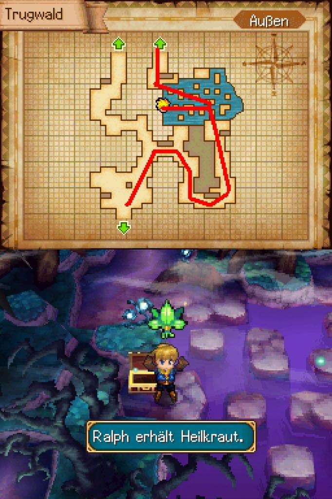 [15/12/2010] Golden Sun DS-Lösung: Die Route durch den Trugwald