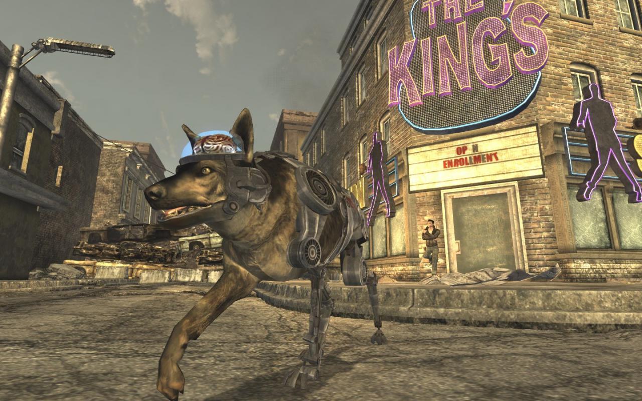 [13/01/2011] Fallout New Vegas - Hundehirn - Der beste Freund des Fallout-Spielers ist krank. Um dem Hund zu helfen, müsst ihr ihm ein neues Gehirn in Jacobstown einpflanzen lassen. Absolut cool, denn im Spiel könnt ihr aus mehreren Hirnen wählen.
