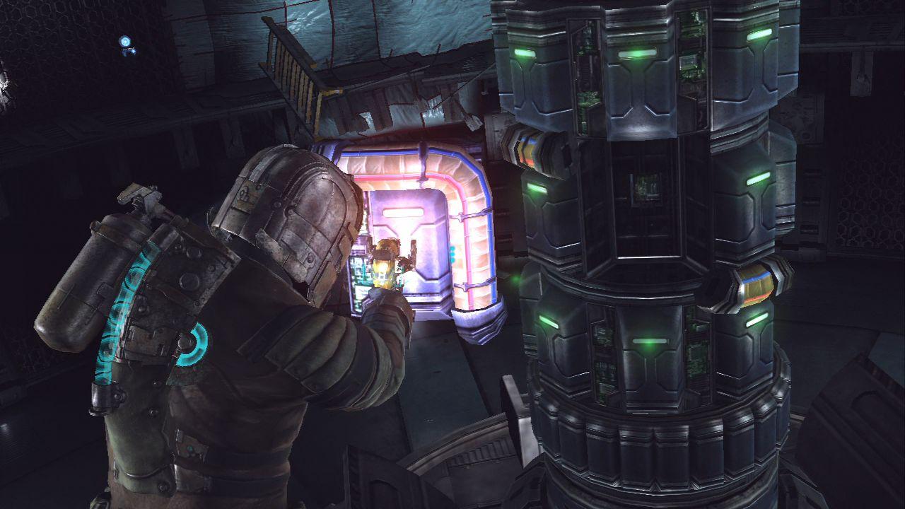 [14/01/2011] Dead Space 2 Lösung: Ihr müsst hier eine Zentrifuge reparieren, die vier Bauteile findet ihr im Raum in der Nähe der Wände.