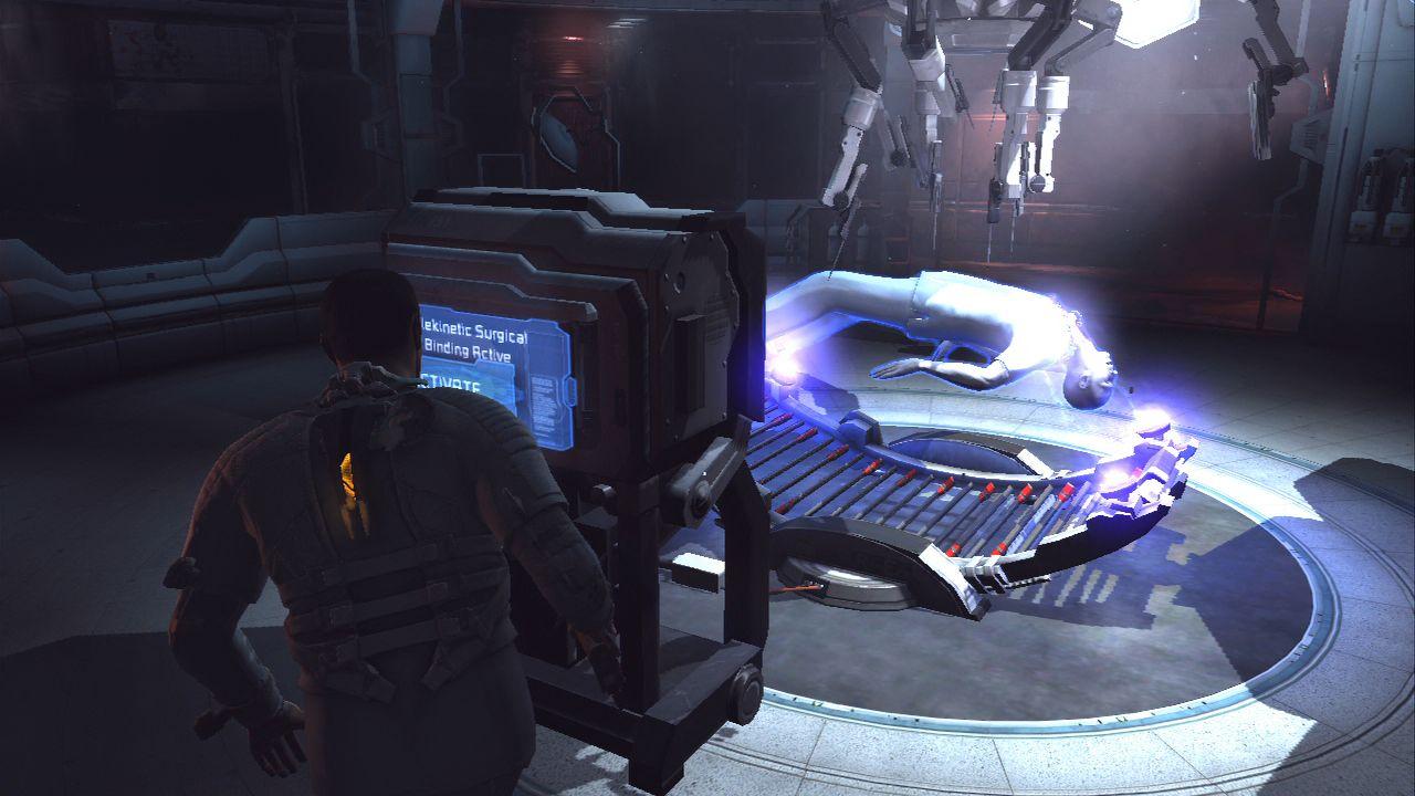 [14/01/2011] Dead Space 2 Lösung: An dieser Maschine erhaltet ihr das Kinese-Modul. Welches ihr kurz darauf auch schon gegen einige gegner einsetzen dürft.