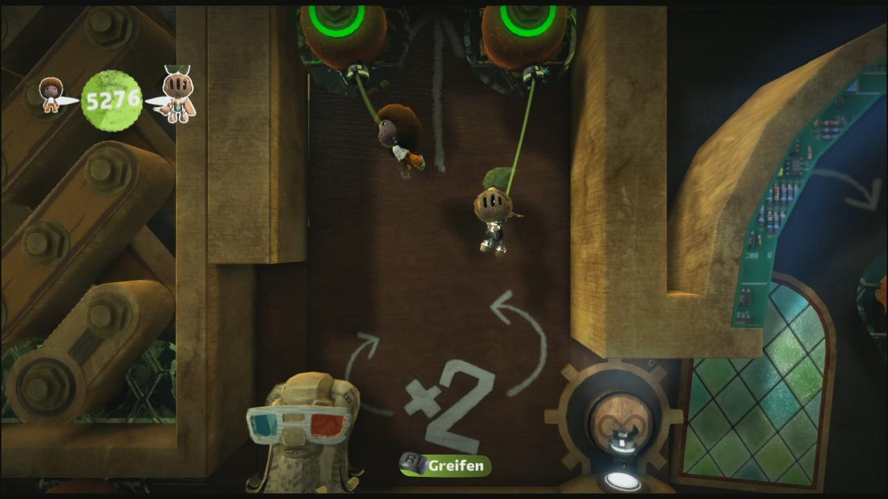 [03/01/2011] Teamwork: Nur wenn ihr im Koop spielt, könnt ihr derartige Bonusareale erreichen.