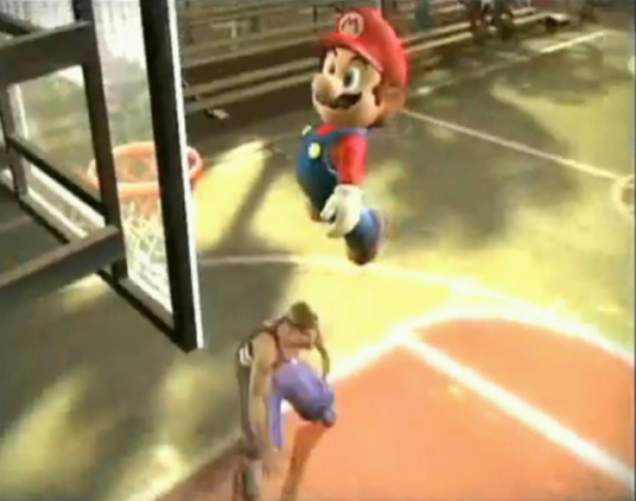 [20/01/2011] NBA Street V3 - Zur selben Zeit, als EA bestätigte, dass Mario, Luigi und Peach bei SSX On Tour mit­mischen werden, kündigte der Hersteller auch an, dass sie im Basketballspiel NBA Street V3 auftauchen. In Mario Sports Mix begeben sich die Figuren erneut aufs Spielfeld.