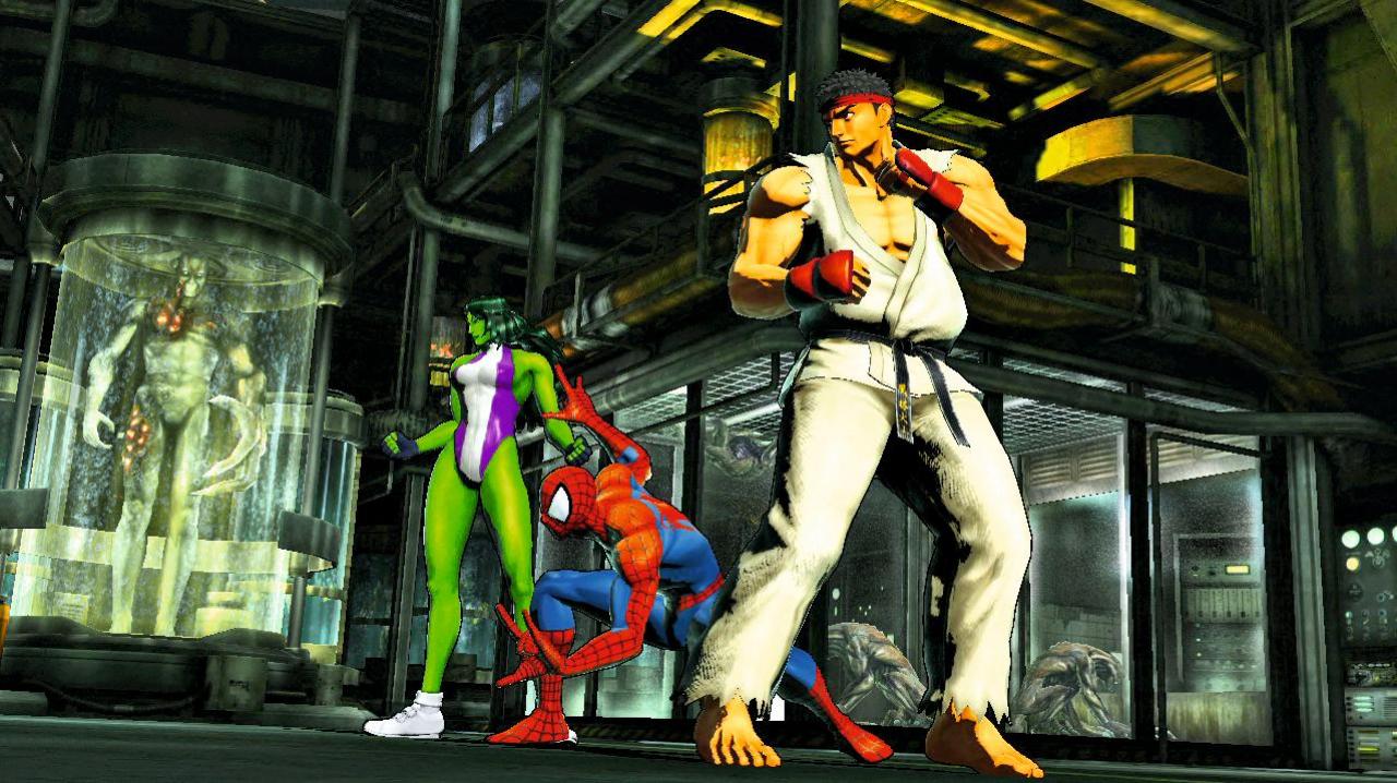 [17/02/2011] Comic zum Spielen: Wie schon Street Fighter 4 kommt auch MVC 3 im hübschen Cel-Shading-Comic-Look daher.