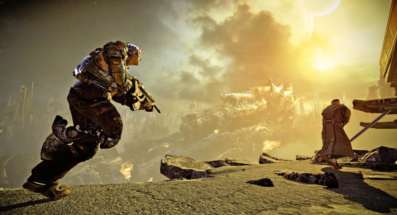 [23/02/2011] Die weitläufigen Außenareale sind die optischen Höhepunkte des Spiels. Hier zeigt die Unreal Engine 3, was sie kann.