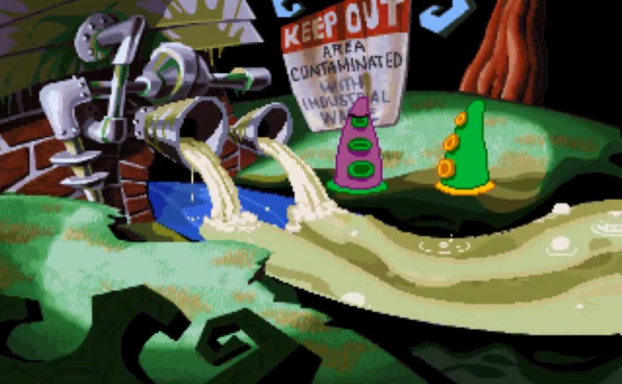 Day of the Tentacle: Purple &amp; Green
