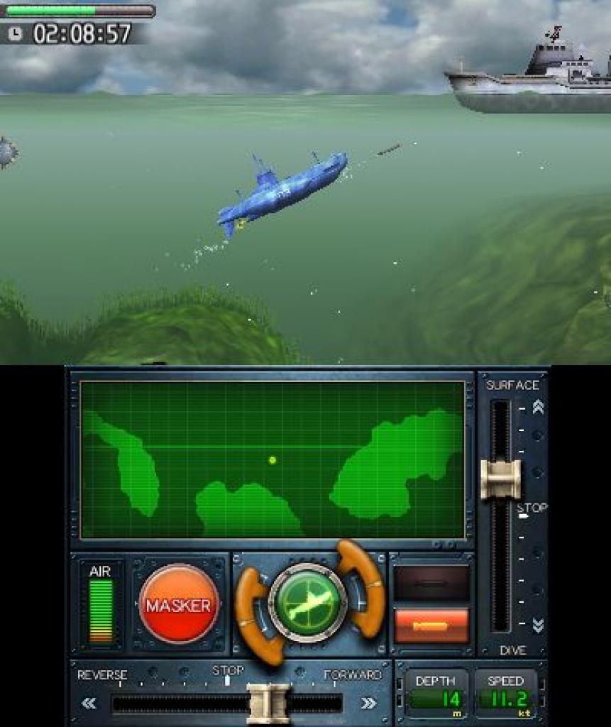 [09/02/2011] Steel Diver: Der Ersteindruck dieses äußerst unscheinbar wirkendenden Spiels täuscht. Dahinter verbirgt sich ein extrem spaßiges Geschicklichkeitsspiel. GUT!