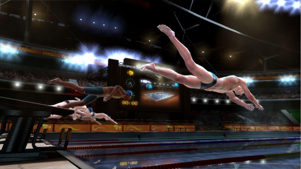 [03/02/2011] Michael Phelps: Push The Limit - Ihr schlüpft in die Rolle des Schwimmers Michael Phelps und bewegt eure Arme, um durch das kühle Nass zu kraulen.