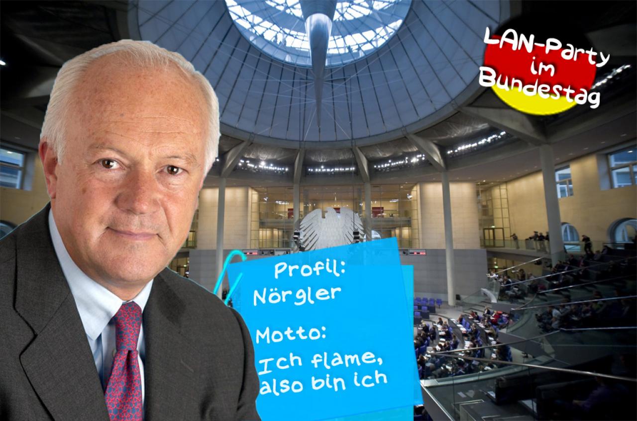 [24/02/2011] Hans-Peter Uhl (CSU) - Mit den sogenannten Killerspielen (Stichwort: Counter-Strike) möchte Herr Uhl nicht in Verbindung gebracht werden. Sein Auftritt als Nörgler bringt ihm keinen guten Ruf ein. Als Mitspieler will ihn eh niemand haben.