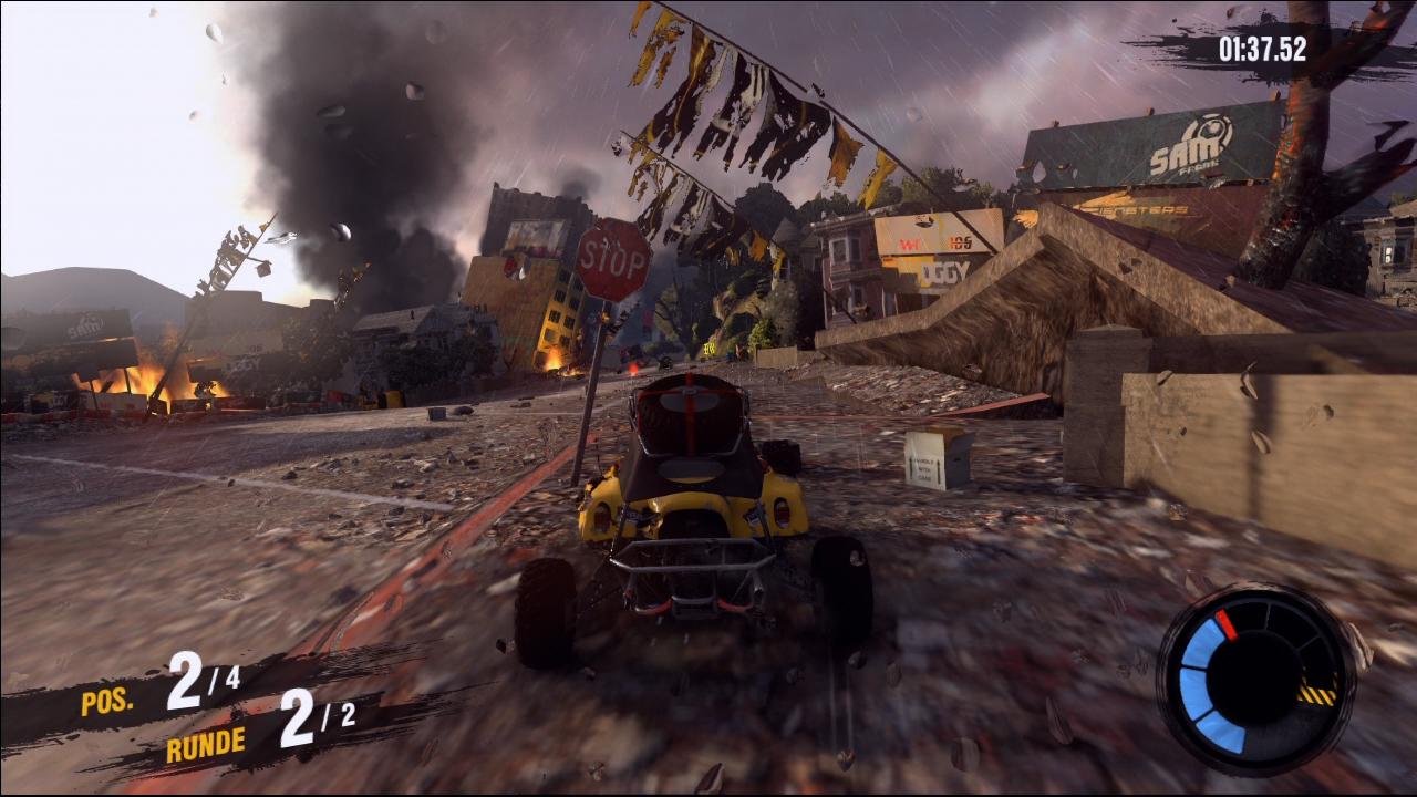 [09/03/2011] Das namensgebende Motorstorm-Festival findet in Motorstorm Apocalypse in einer Stadt statt, die an San Francisco erinnert.