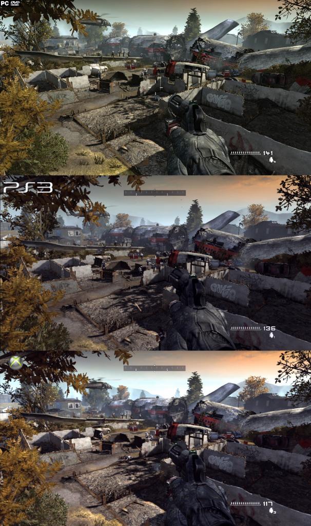 [14/03/2011] Fehlende oder schwache Kantenglättung von PS3 und Xbox 360 macht sich hier bemerkbar.