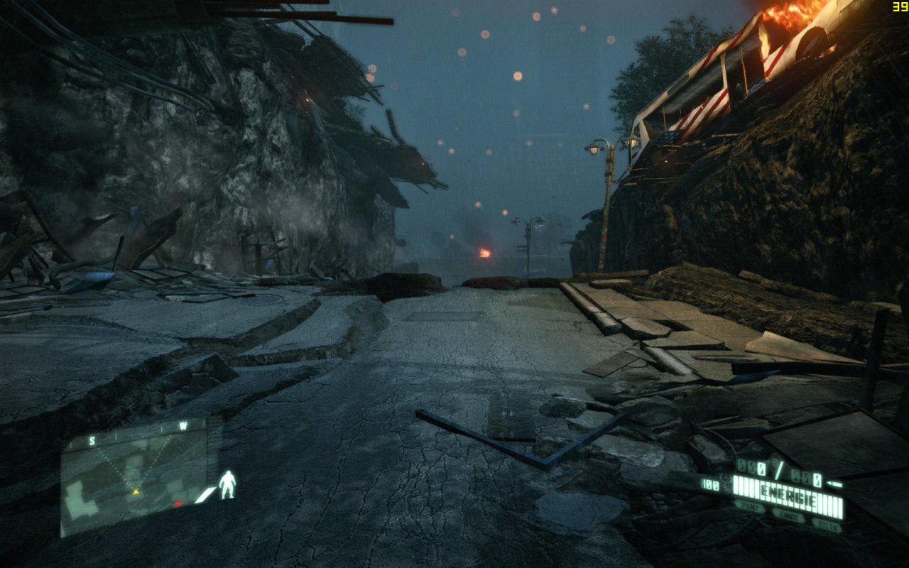 [18/04/2011] Crysis 2: Auch Crytek bedient sich am Element Wasser und lässt es in Crysis 2 wie aus Kübeln regnen. Und das könnte, dank der CryEngine 3, kaum besser ausschauen.