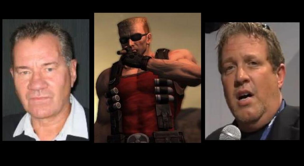 [13/04/2011] Noch ist Duke Nukem Forever nicht erschienen, aber feststeht, dass die US-Stimme wieder von Jon St. John (r.) stammt. Im deutschen erklingt Manfred Lehmanns (l.) Stimme - der deutsche Sprecher von Bruce Willis und Kurt Russel.
