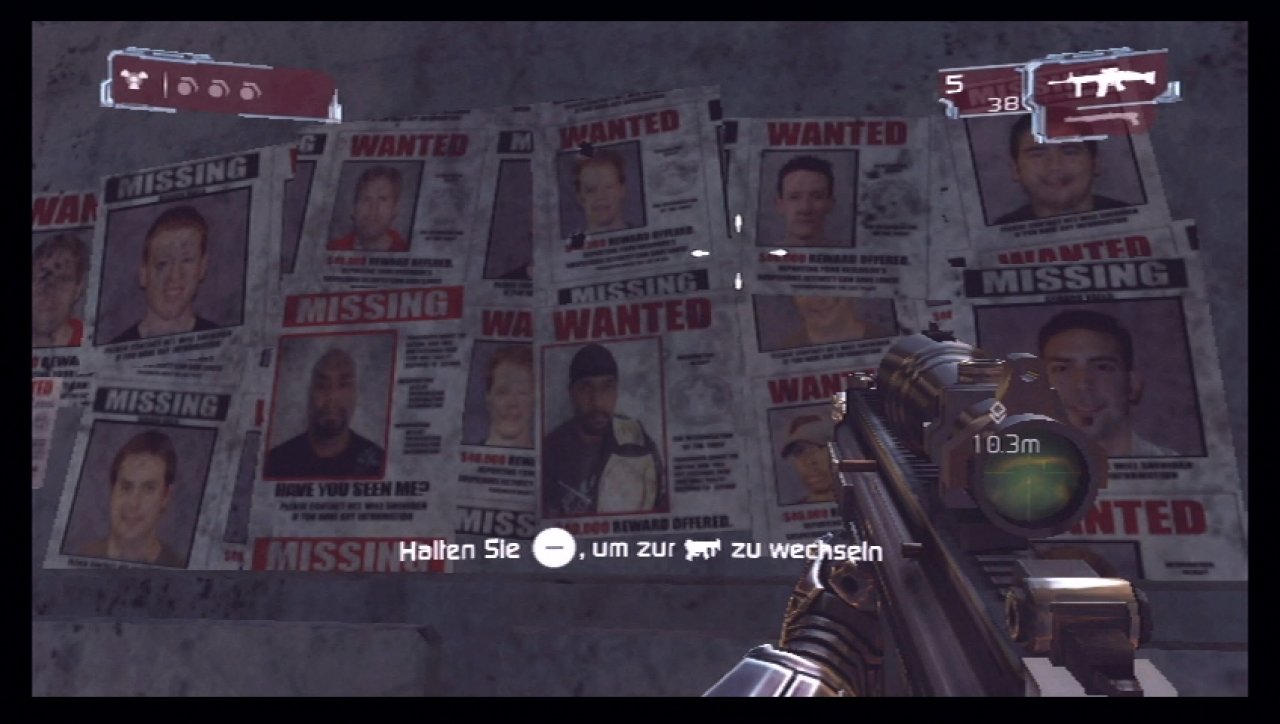 [26/04/2011] Überraschung! Im zweiten Level des Spiels, Washington, D.C., sind zahlreiche Plakate an den Wänden angebracht.