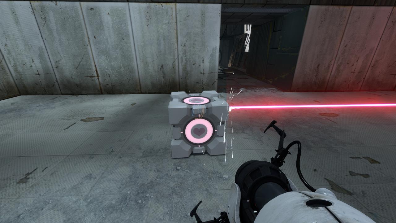 [18/04/2011] Süß: Der aus dem Vorgänger bekannte Companion Cube ist auch wieder dabei.
