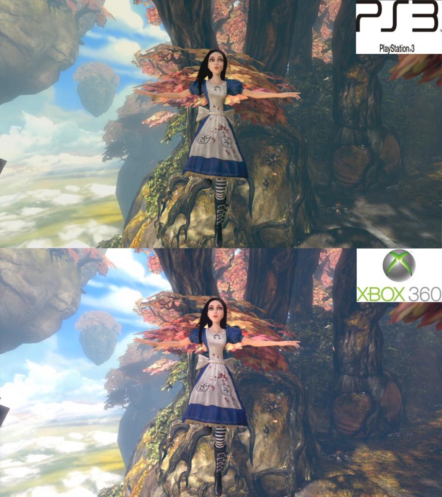 [12/05/2011] Alice: Madness Returns - Grafikvergleich zwischen der Xbox 360- und PS3-Version (3)