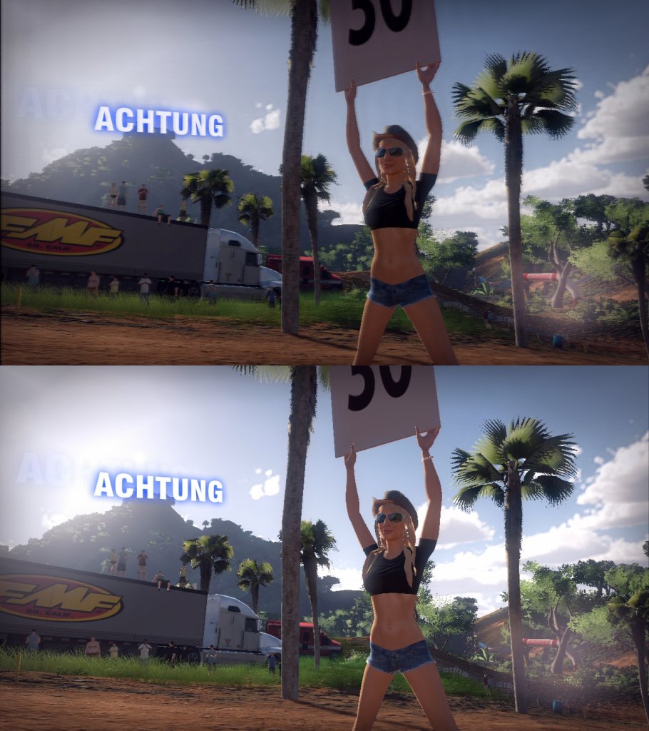 [12/05/2011] MX vs. ATV Alive - Grafikvergleich zwischen PS3- (oben) und Xbox 360-Version (unten). (7)