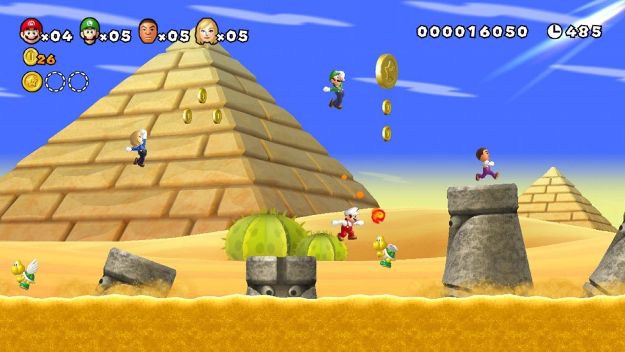 [07/06/2011] New Super Mario Bros. - Auf dem Nintendo DS gab es den ersten Teil der New Super Mario Brothers. Das alte Konzept ging auch auf der Wii auf. Mit New Super Mario Bros. 2 gingen den Entwicklern aber irgendwie die Ideen aus. Mit New Super Mario Bros. U soll die Wii U angekurbelt werden. Obs gelingt?