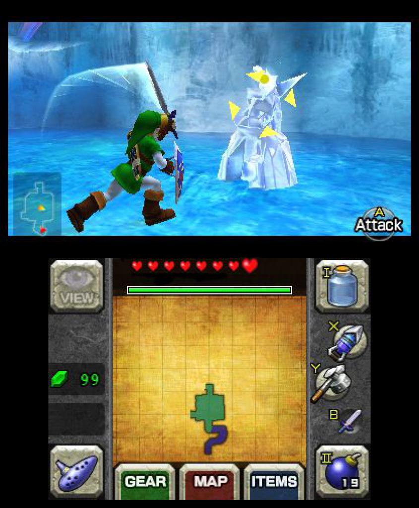 [08/06/2011] The Legend of Zelda: Ocarina of Time 3D - Komplettlösung - In der Eishöhle (2)