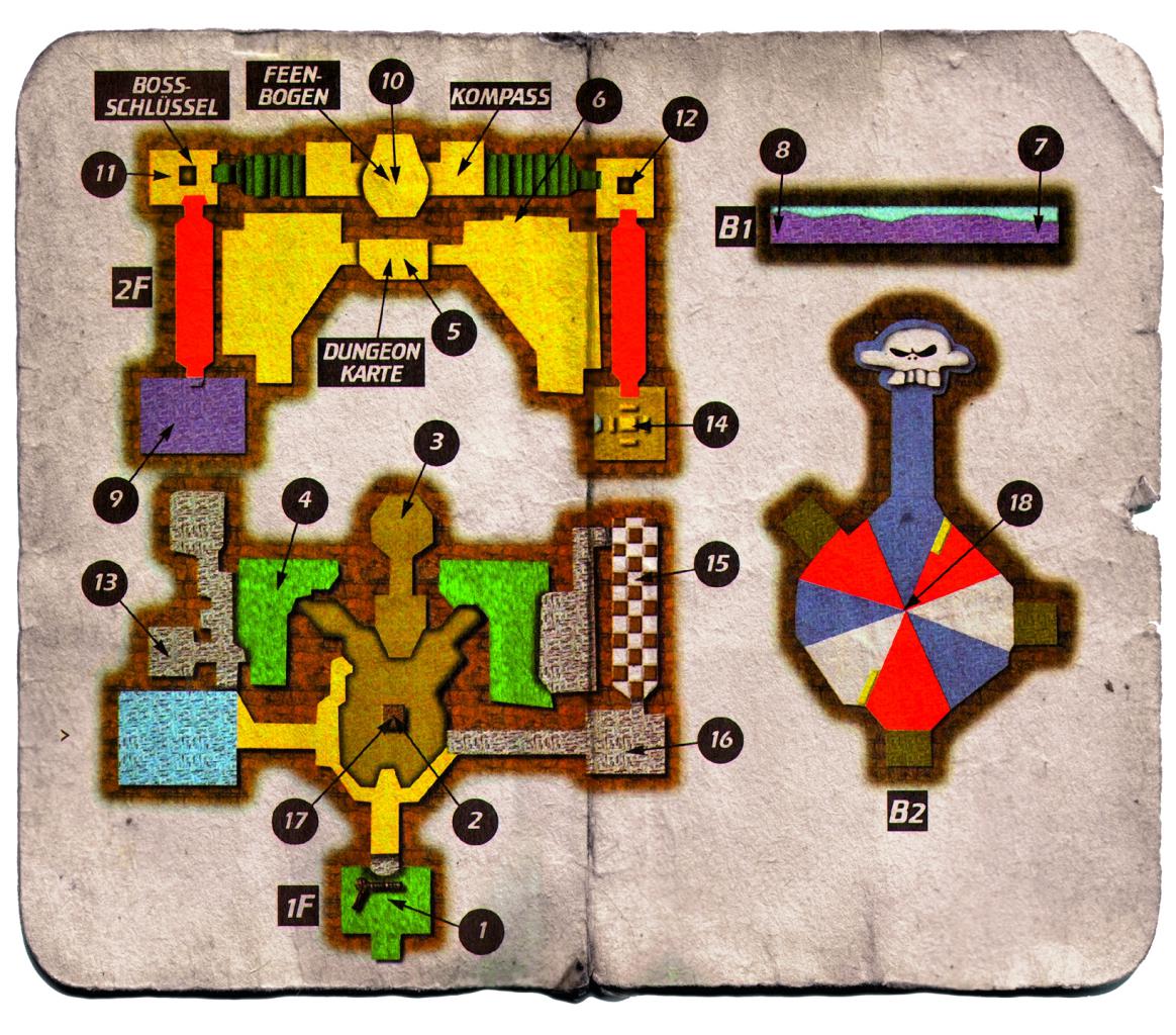 [22/06/2011] The Legend of Zelda: Ocarina of Time 3D - Komplettlösung - Der Waldtempel (Zum Vergrößern auf die Lupe klicken)