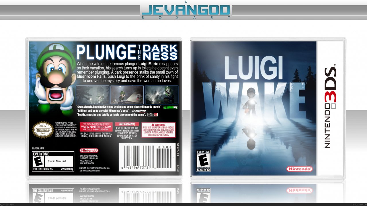 [06/07/2011] Luigi Wake für Nintendo 3DS - Eine Mischung aus Luigi's Mansion und Alan Wake