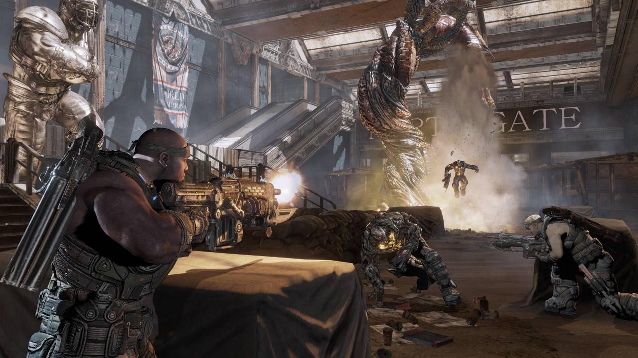 [15/08/2011] Gears of War - Die Trilogie für Xbox 360 bot eine packende Actionschlacht um die Mannen von Marcus Fenix und Dominic Santiago. Besonders im Koop-Modus hatten wir unseren Spaß.