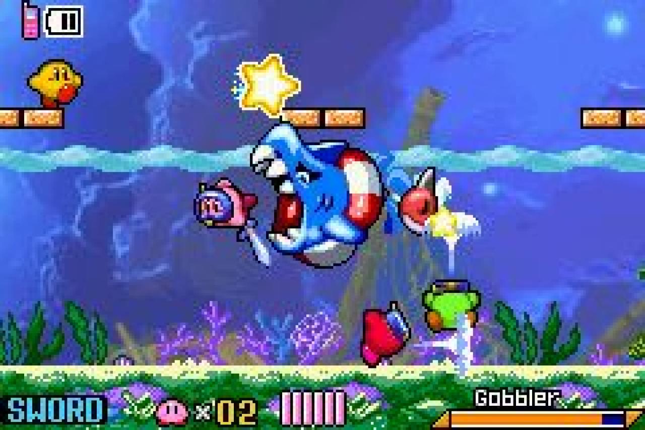 [03/08/2011] Kirby and the Amazing Mirror (GBA): Dieses Spiel ist gut, aber leider einen Tick zu leicht.