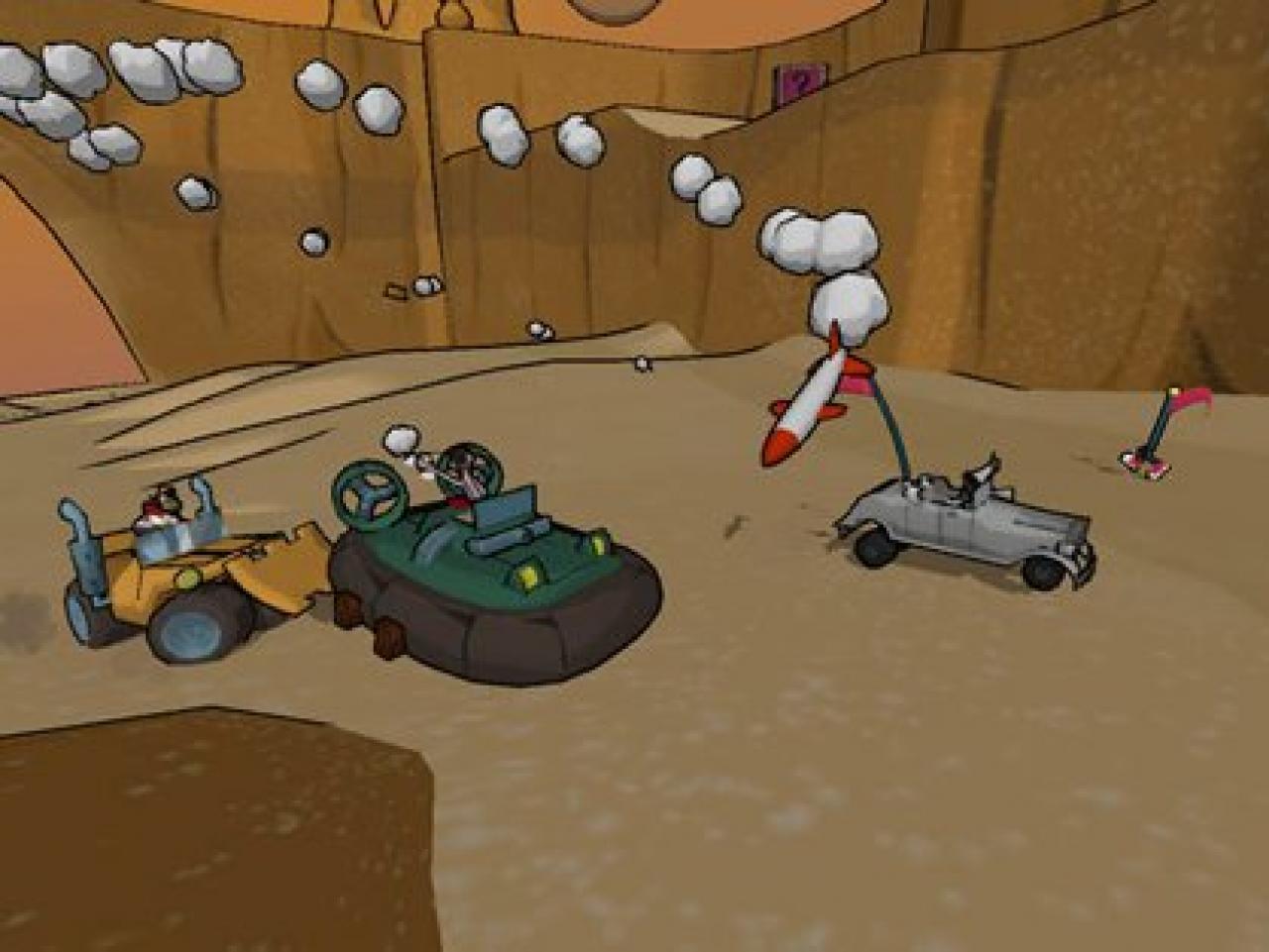[26/08/2011] Cel Damage fesselte vor allem im Vier-Spieler-Splitscreen-Modus ungemein. Dank zahlreicher Wummen und Wurfgeschossen ließen sich die Gegner auf eine unkonventionelle Art vom Bildschirm fegen. Grandiose Action! Community-Vorschlag