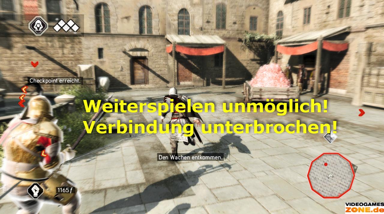 [09/08/2011] Ubisoft Kopierschutz - Ubisoft ersann einen Kopierschutz, der vor jedem Spielstart via Internet die Echtheit von PC-Spielen prüfte. Nur mit aktiver Internetverbindung waren Assassin's Creed 2 und Die Siedler 7 spielbar. Und das funktionierte nicht einmal überall korrekt. Inzwischen ist Ubisoft mit seiner Kopierschutz-Politik zurückgerudert.