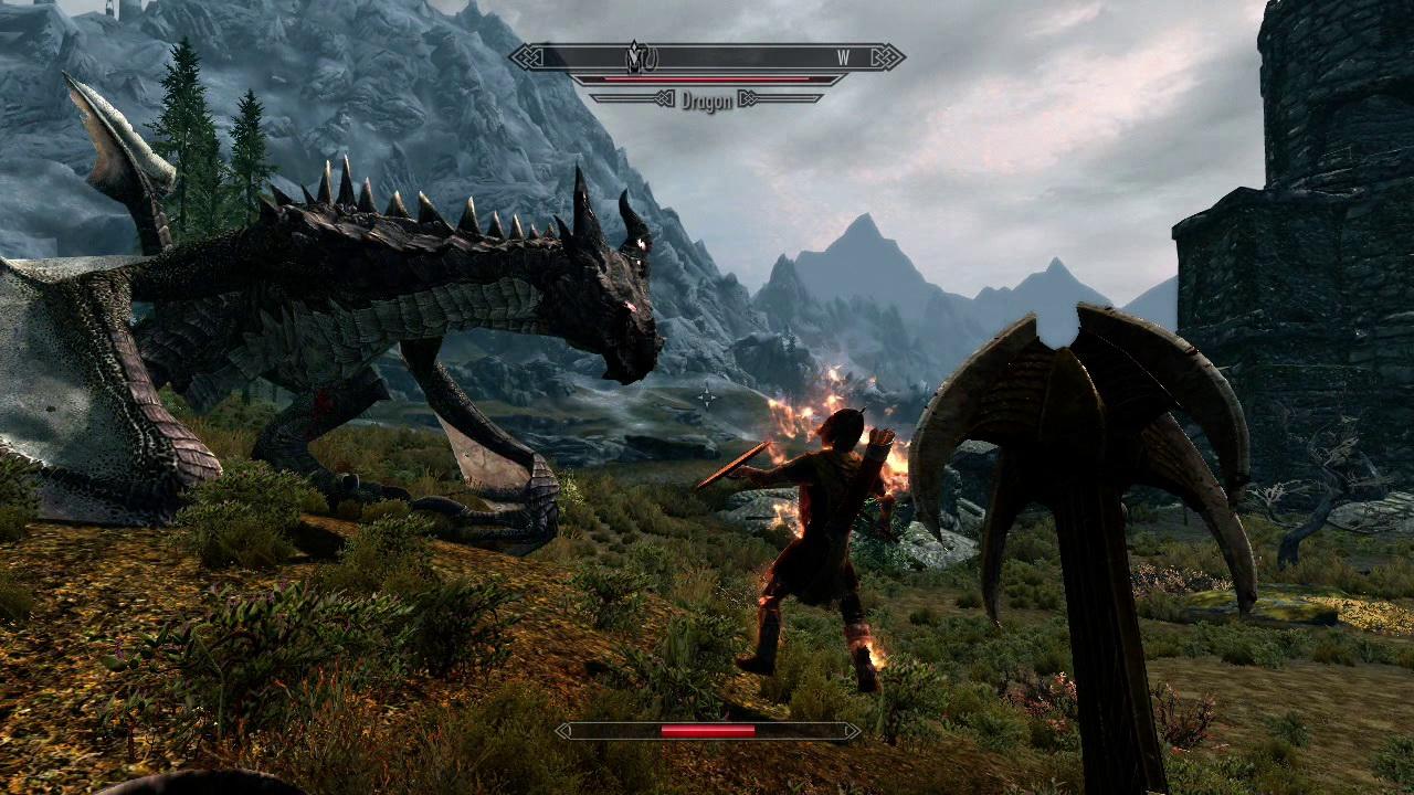 [16/09/2011] Skyrim - In The Elder Scrolls 5 dreht sich praktisch alles um Drachen. Ihr spielt einen 