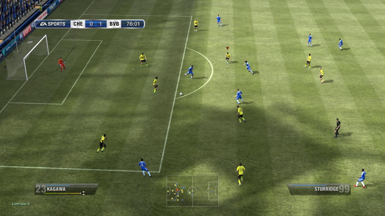 [22/09/2011] Weitere Screenshots aus dem Test zu FIFA 12. Das Spiel begeistert und kann sich gegen PES 2012 durchzusetzen. (7)