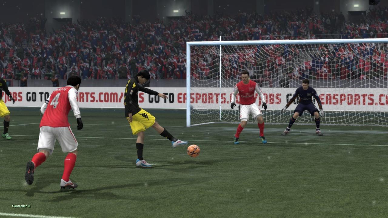 [22/09/2011] CPU-gesteuerte Spieler aufwerten - Alle anderen Spieler neben den Virtual Pros sind im Pro Club-Team unglaublich schlecht. Hier wünschen wir uns für FIFA 13 ein Upgrade-System, vielleicht mit Erfahrungspunkten aus den Siegen. (im Bild: FIFA 12)