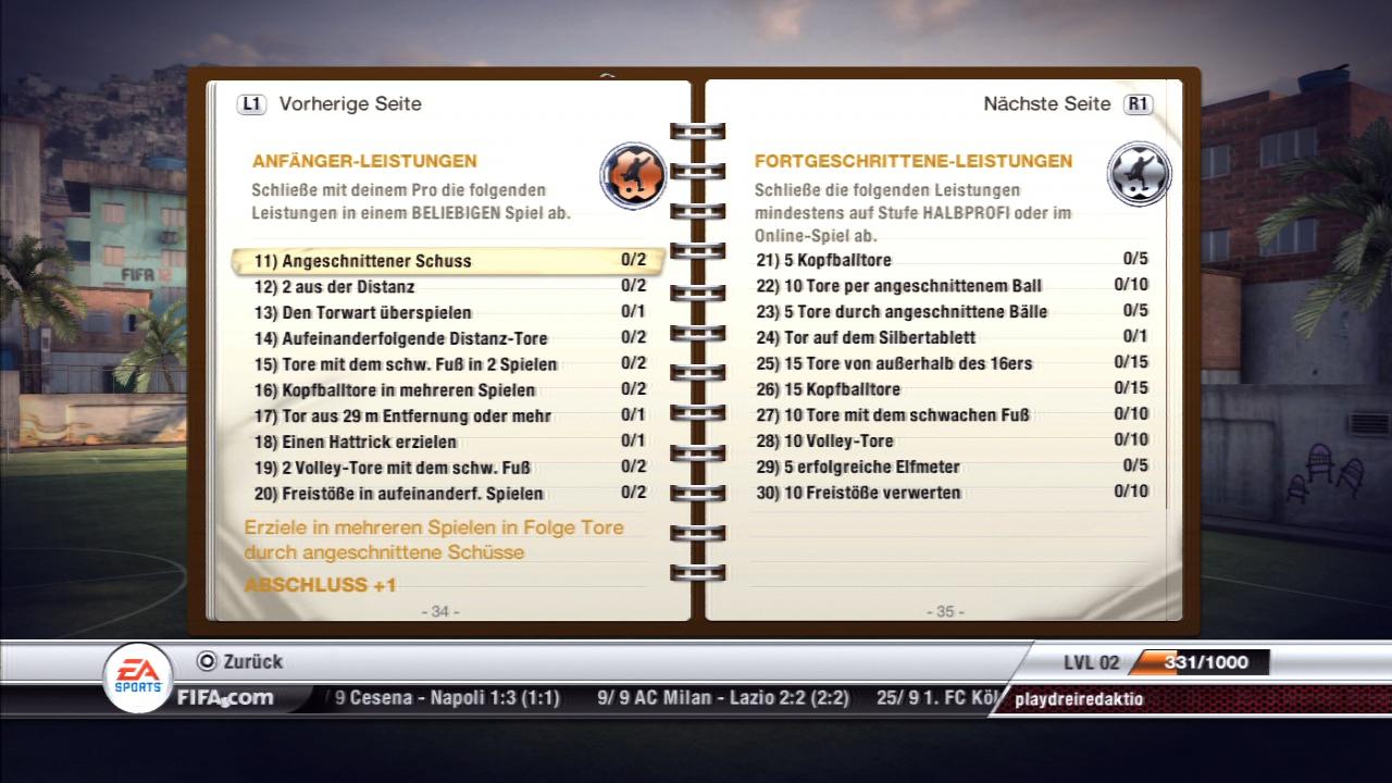 [29/09/2011] FIFA 12 - Leistungen - Virtual Pro - Schießen Teil 2