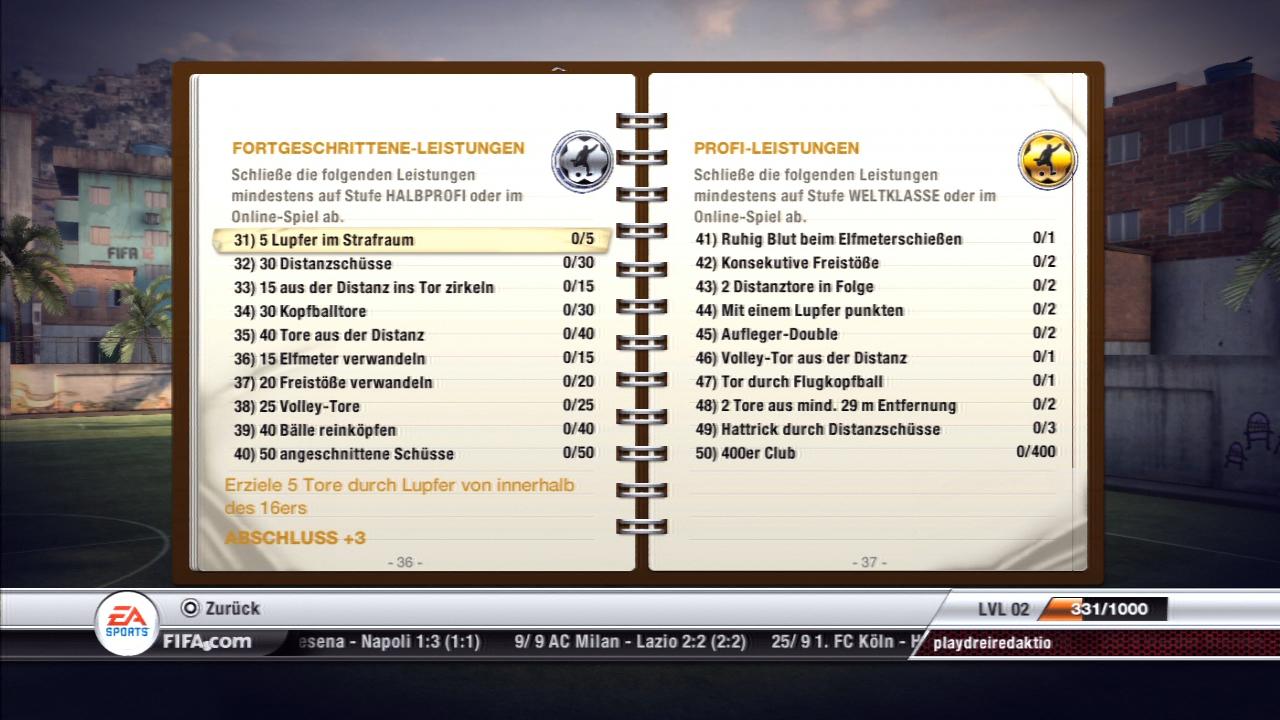 [29/09/2011] FIFA 12 - Leistungen - Virtual Pro - Schießen Teil 3